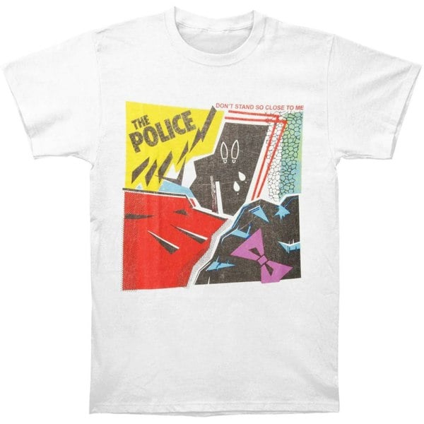 The Police Unisex Adult Don´t Stand T-Shirt - White