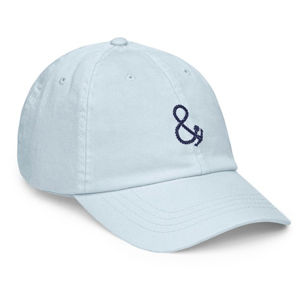 Anchor & Crew Pastel Ampersand Signature Chino Embroidered Baseball Cap