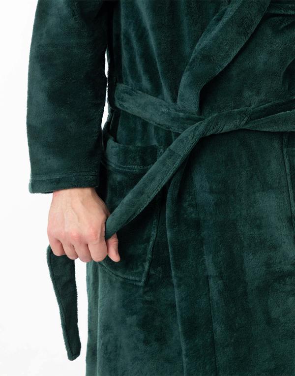 The Traitors Unisex Green Logo Hooded Bathrobe