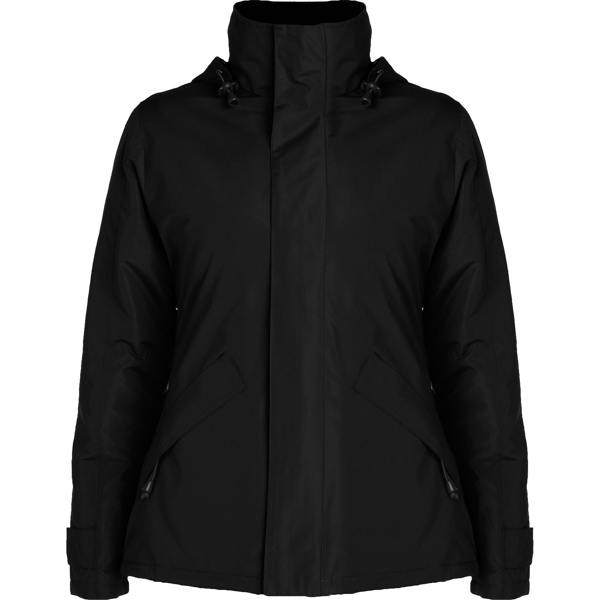 Roly Womens/Ladies Europa Slim Parka - Black - 