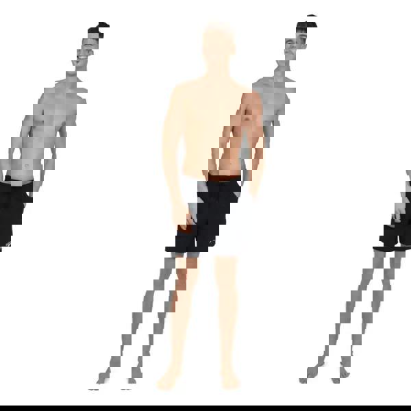 Speedo black mens 16 watershorts with white logo elasticated waist