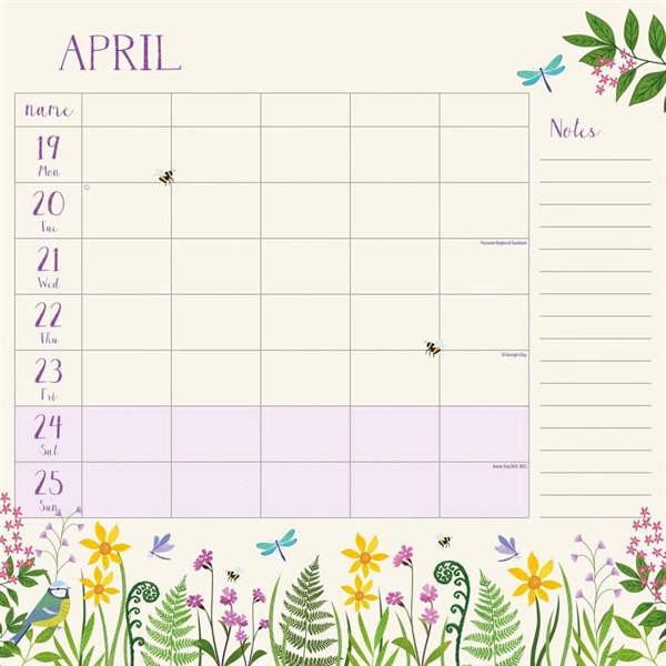 Georgia Breeze Family Organiser 2027, Family Planners, Week To View, Art, Gift