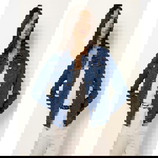 Blue Vanilla Stretch Denim Jacket