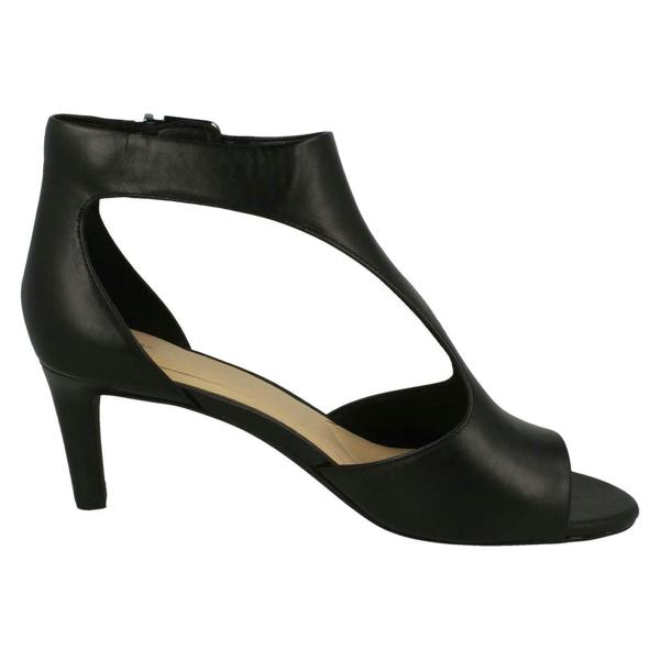 Clarks Ladies Clarks Peep Toe Heeled Sandals Laureti Star