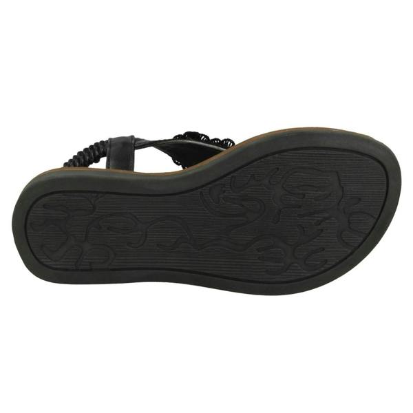 Spot On Girls Spot On Toepost Flower Trim Sandals