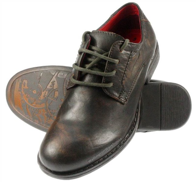 Thomas Crick Red Tape Crick Wooler Leather Round Toe Laceup Boys Shoes