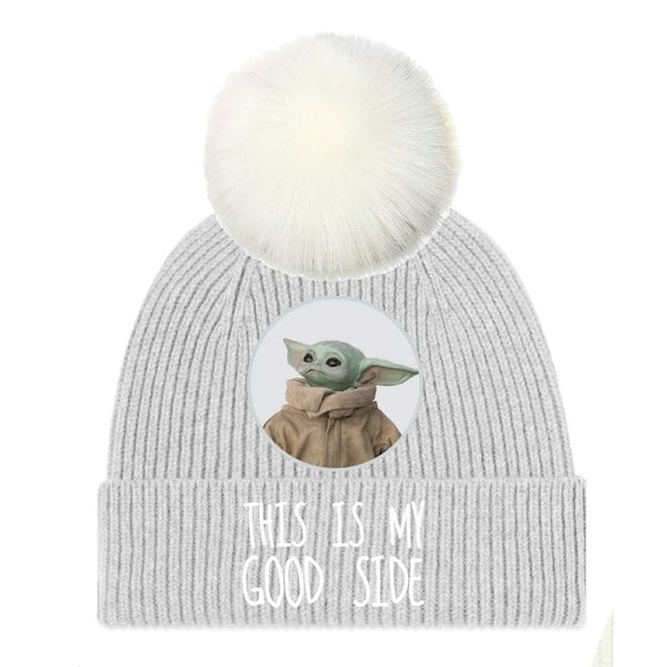 Star Wars: The Mandalorian Good Side Beanie - Grey