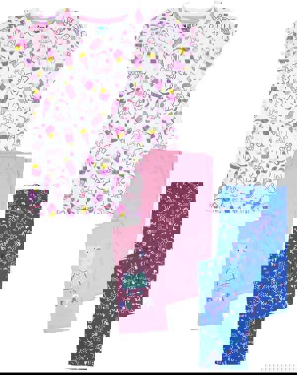 Peppa Pig Girls Pink Short Sleeved T-Shirt