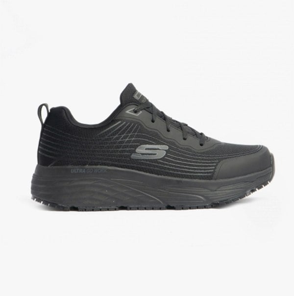 Skechers Work 200021EC MAX CUSHIONING ELITE - RYTAS SR Mens Occupational Trainers Black