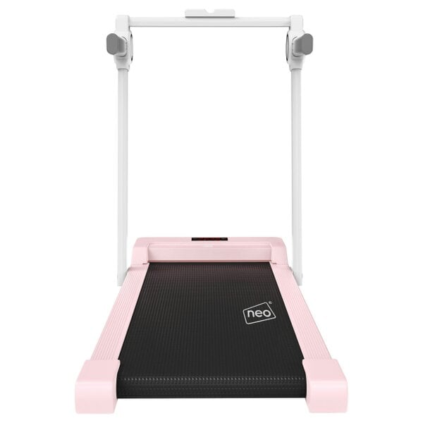 Neo Pink Walking Pad Treadmill with Handrail