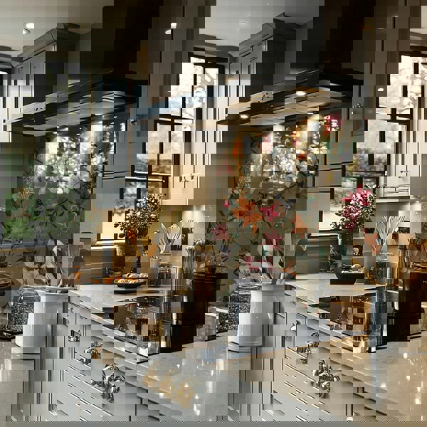 Benjamin Tate Design Selection Of Flowers Splash Back