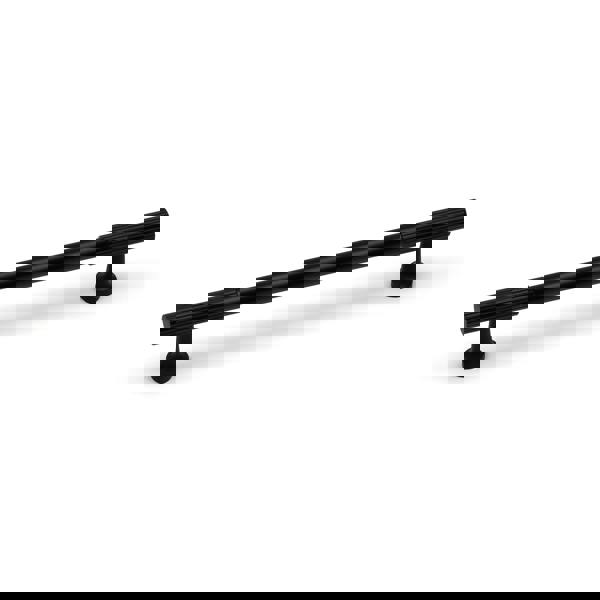 Handle & Home Matt Black Reeded Knob/Handles