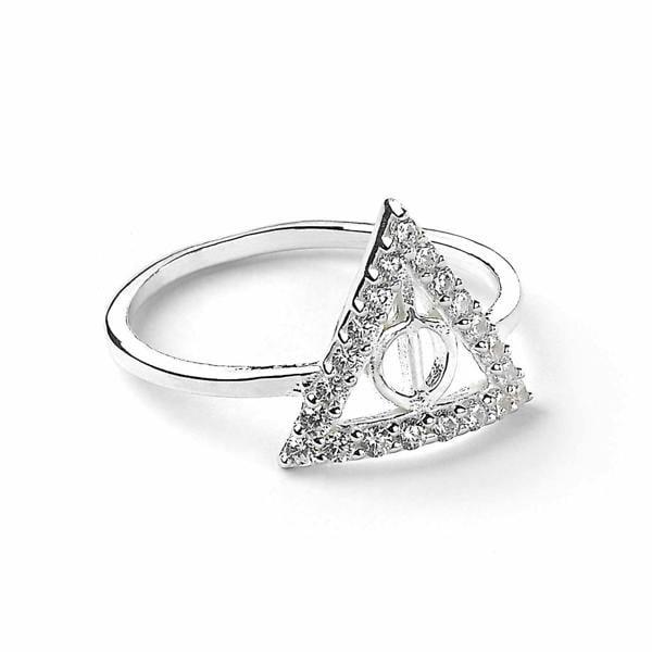  Harry Potter sterling silver Deathly hallow Ring size Large