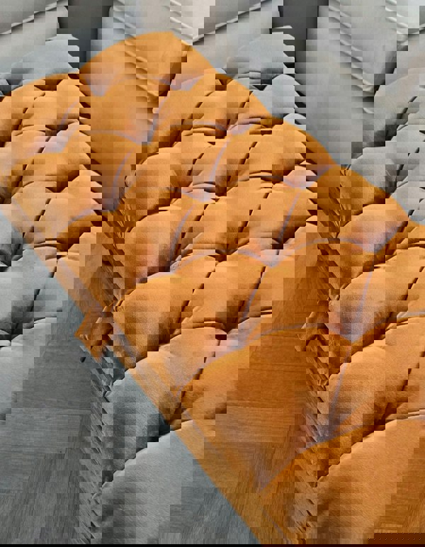 ISTOOLS BURNT ORANGE | POUFFE | FOOTSTOOL |  STORAGE OTTOMAN