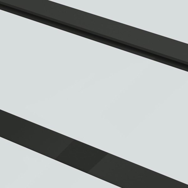 Berkfield Sliding Door ESG Glass and Aluminium 90x205 cm Black