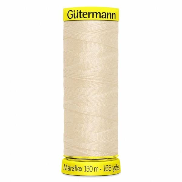 Gutermann Maraflex Elastic Stretch Sewing Thread 150m Polyester Thread Suitable For Dressmaking