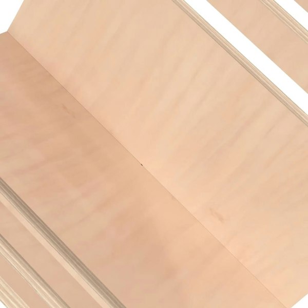 Berkfield Wooden Magazine Rack Floor Standing Natural