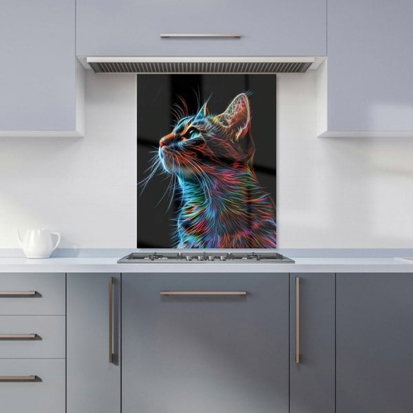Warren Reed - Designer Electric Cat Whiskers Kitchen Splashback
