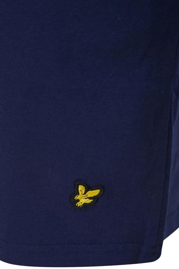 Lyle & Scott Charlie T-Shirt & Shorts Lounge Set, Peacoat / Grey Marl