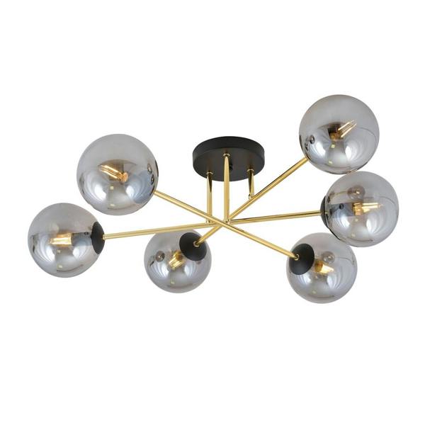 Emibig MAGNUM Ceiling lamp  2 x E14  Black, gold with Graphite Shade