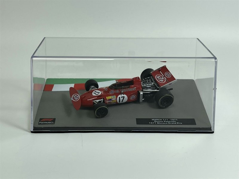 F1 Collection Ronnie Peterson March 711 1971 Monaco Grand Prix 1:43 Scale