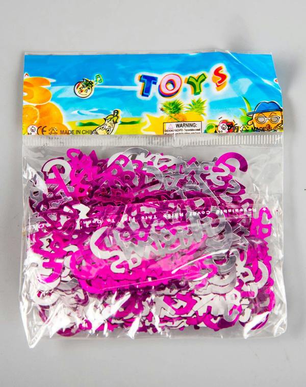 Pink Christmas Confetti 14g Snowflake Table Scatter for Festive Cards, Gifts and Decorating image 9