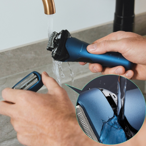 Panasonic ES-LT4B 3-Blade Wet and Dry Electric Shaver, Rechargeable, Skin Comfort Sensor, Multi-Flex 12D Head - Free Gift RRP £10!