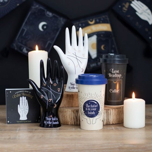 Serano Black Ceramic Palmistry Hand Ornament