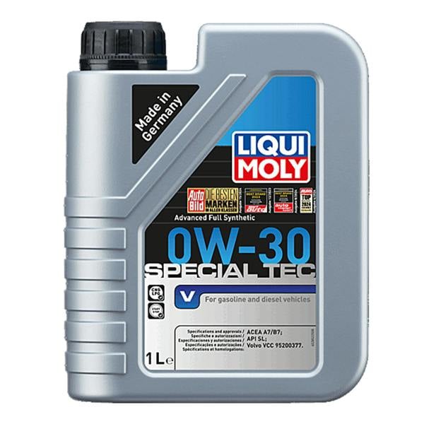 Liqui Moly 0W-30 Fully Synthetic Engine Oil ACEA A7/B7 Volvo VCC 95200377 1L