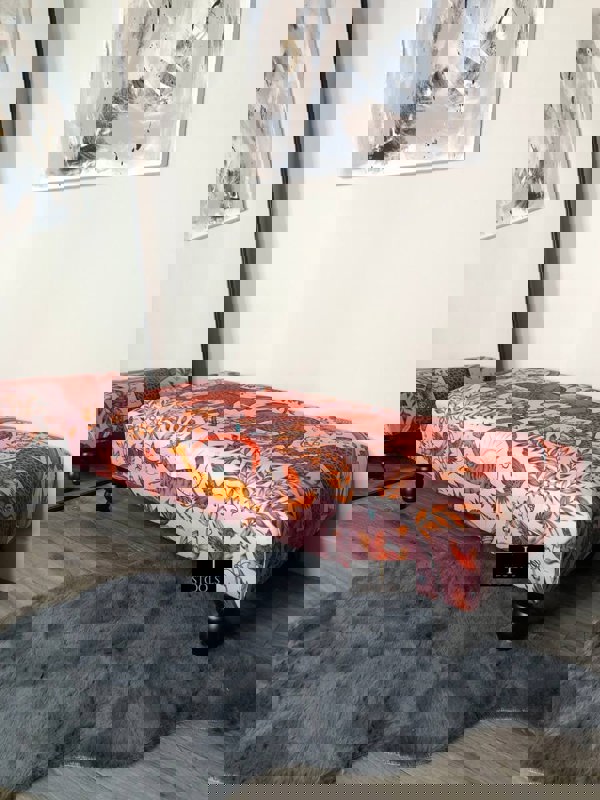 Printed multicolour Fabric Bespoke Footstool - ISTOOLS