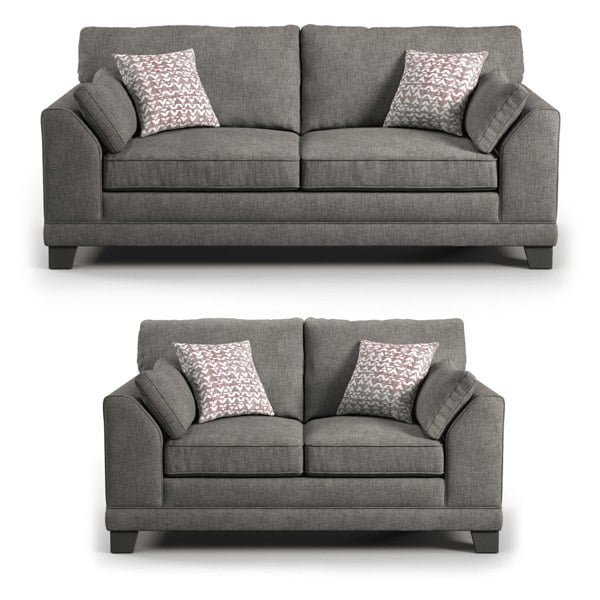 Furnishings For Less Hilliard Fullback Fabric Sofa Suite