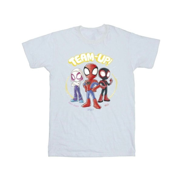 Marvel Boys Spidey And His Amazing Friends Sketch T-Shirt - White