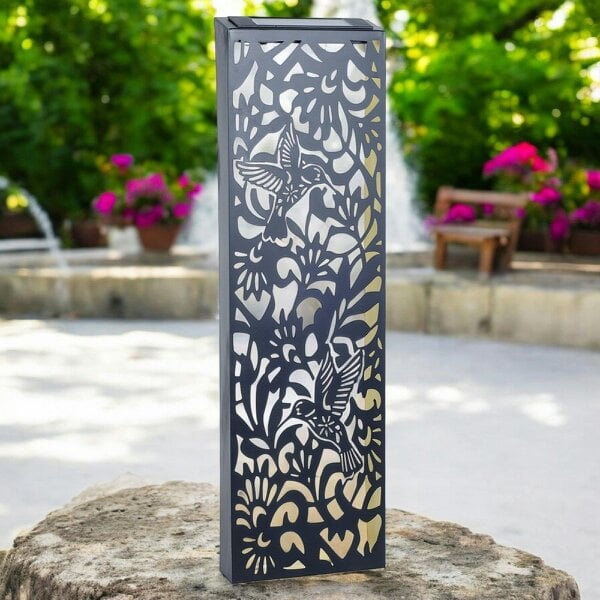 EDH Door Hardware Metal Hummingbird Solar Wall Panel