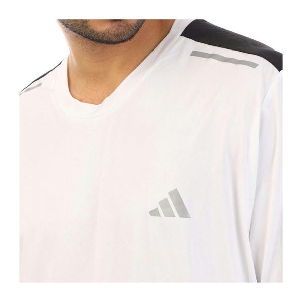 Adidas Mens Tech Two Tone Breathable T-Shirt - White/Black - 