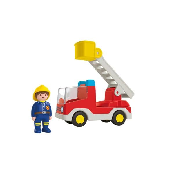 Playmobil JUNIOR: Ladder Unit Fire Truck - 71683 Playset