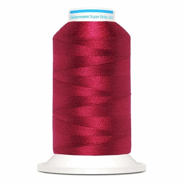 Gutermann Super Brite Polyester 40 Embroidery Thread 1000m Polyester Thread Suitable For Embroidery