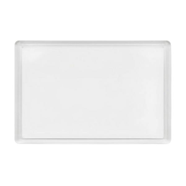MidOcean Magme Rectangular Acrylic Fridge Magnet - Transparent - 