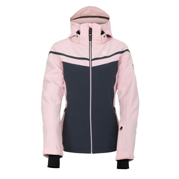 Dare 2B Womens/Ladies Flurry Ski Jacket - Crystal Rose/Ebony Grey - 