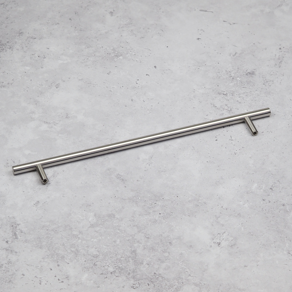 Handle & Home 256mm Brushed Nickel 10mm Diameter T-Bar Cabinet Handle