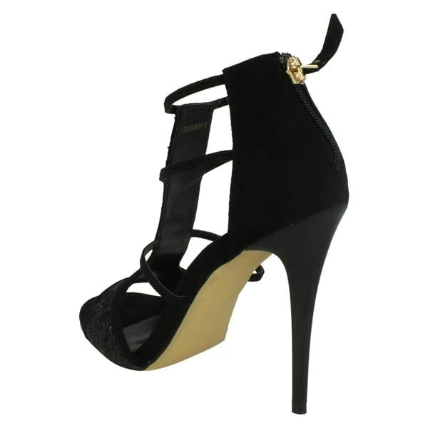 Anne Michelle Ladies Anne Michelle Ankle Heel With Zip Fastening