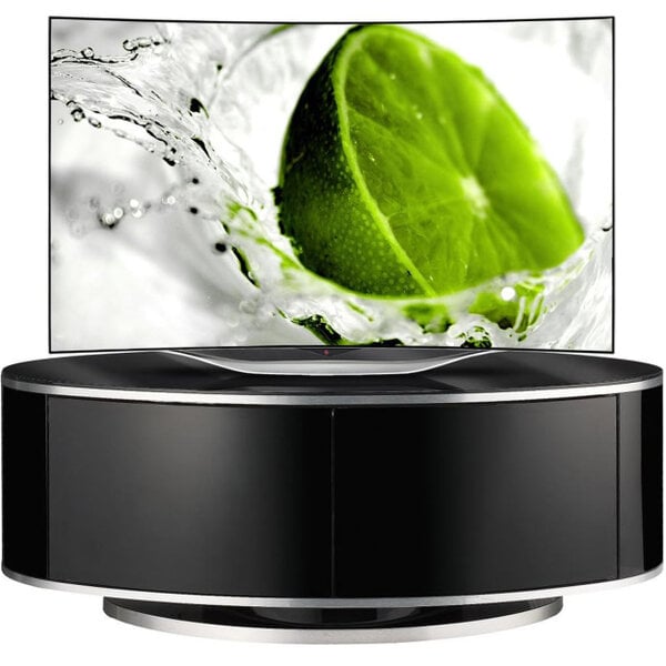 MDA Designs Luna Beam Thru Remote Friendly up to 50" LED/LCD/Plasma Gloss Black Luxury TV Cabinet Stand
