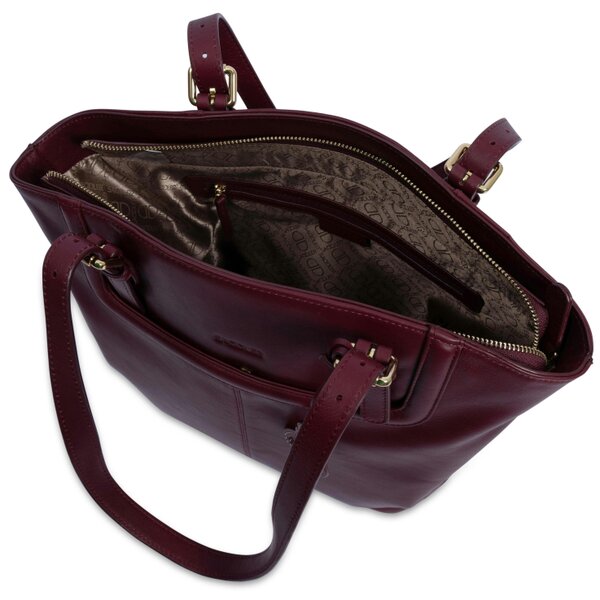 SADDLER Sienna Zip Top Tote Shopper Bag for Women - Handmade by Saddler