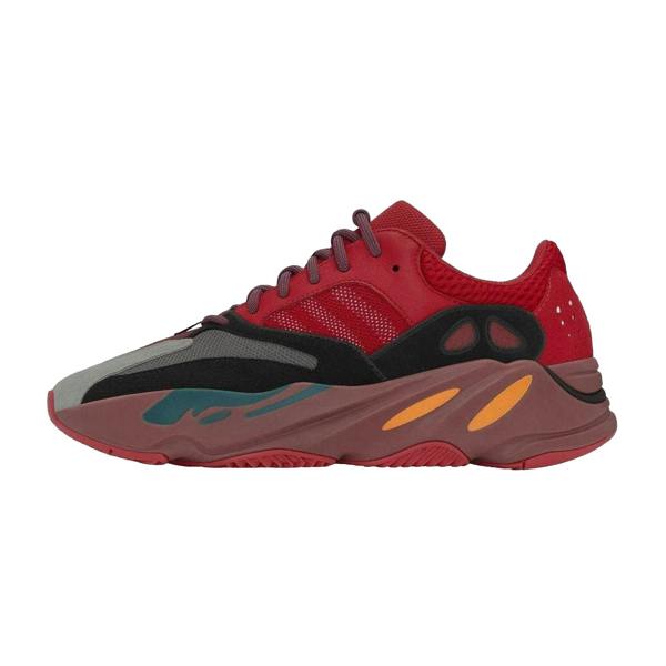 Yeezy Childrens/Kids Boost 700 Leather Trainers - Red - 