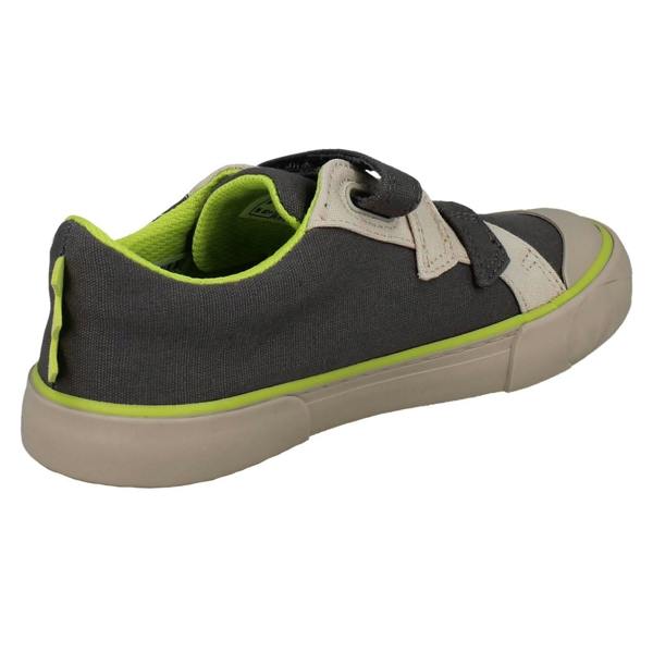 Clarks Boys Clarks Dinosaur Canvas Shoes Foxing Stomp