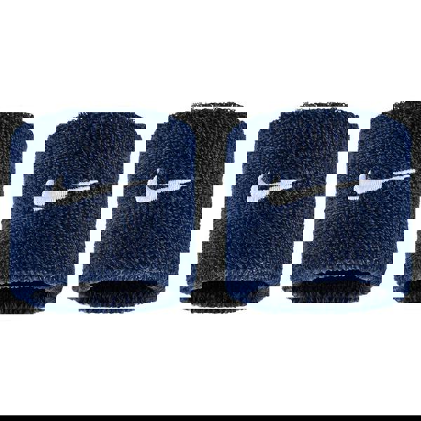 Nike Classic Swoosh Wristband - Blue/White - 