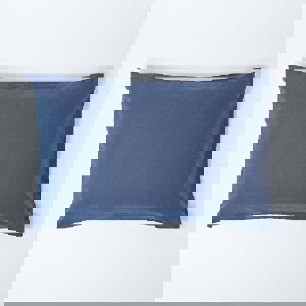 HOMESCAPES French Flax Linen Housewife Pillowcase, Standard Size