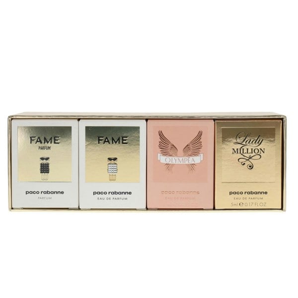 Paco Rabanne 4 Piece Miniature Eau de Parfum Gift Set For Her
