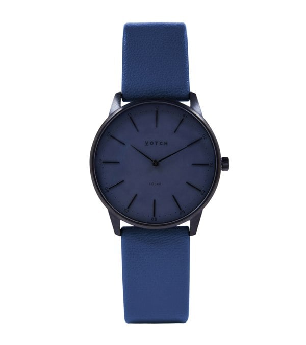 Votch Black & Gun Metal with Navy Watch | Solar Classic