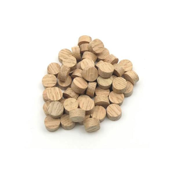 12mm Oak Flat Head Cross Grain Plug