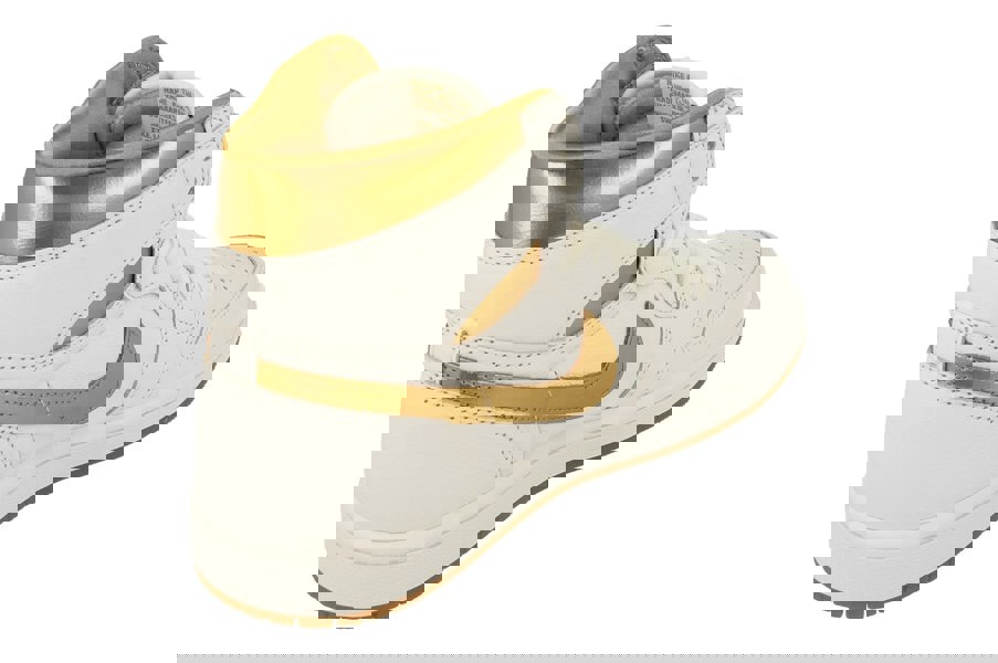 Nike Womens Air Jordan 1 Retro Hi Og Trainers Fd2596  107 - White Metallic Gold 107 - Photo 2